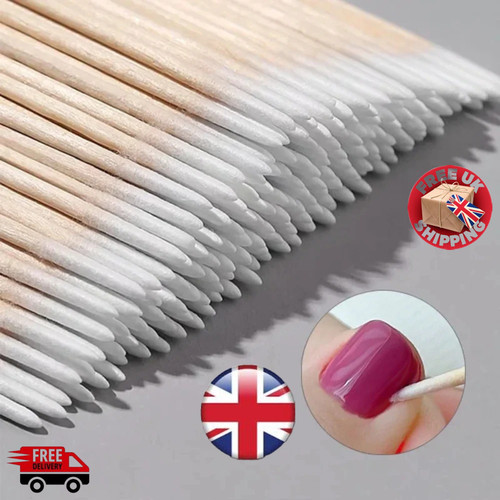 Wooden nail art - art, cotton