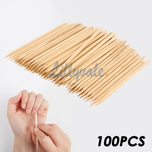 100pcs nail art - nail, orange