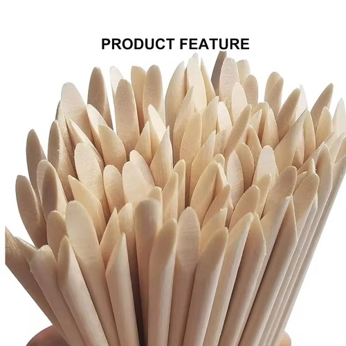 Orange wood cuticle sticks - cuticle,