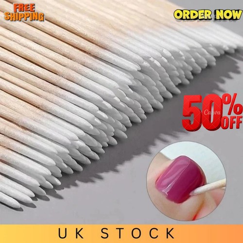 100pcs wooden cotton - 100pcs, swabs