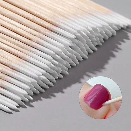 100pcs wooden cotton - wooden, swabs