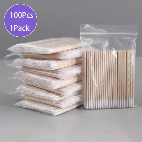 Nail art orange wood sticks - wood,