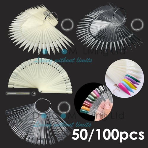 100pcs nail art tips colors - nail,