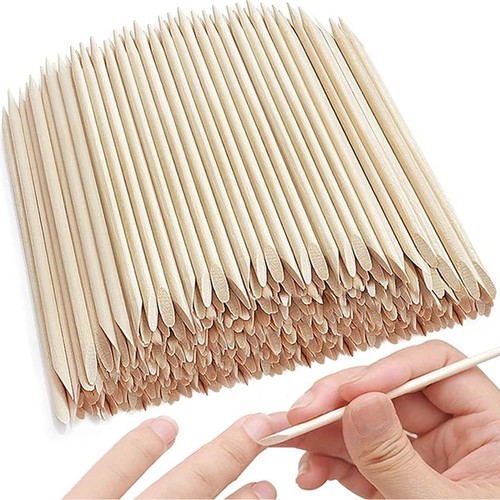 100pcs orange wood nail - wood,