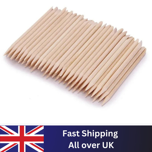 100 pcs cuticle pushers wooden - pcs,