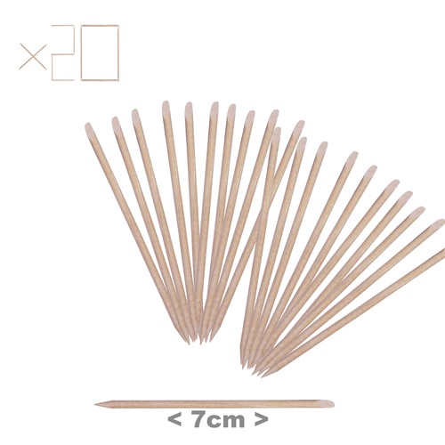 Wood nail sticks cuticle - 20,