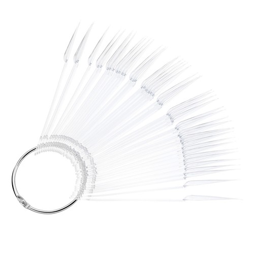 100pcs nail sample sticks fan - sample,