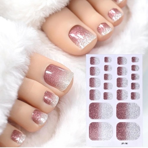 Toe nail wraps - peel, and