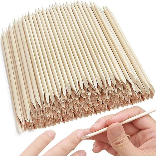 100 pcs cuticle pushers wooden - 100,