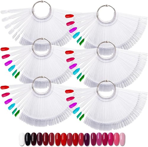 300pcs clear nail swatch pop - clear,